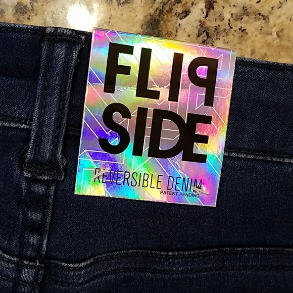 Flip side floral reversable to ombre shorts size 7 nwt - Picture 6 of 6